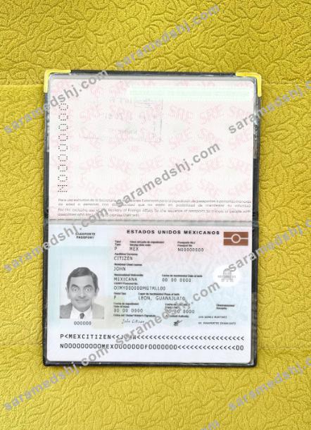 Mexico passport new 2022-present photolook